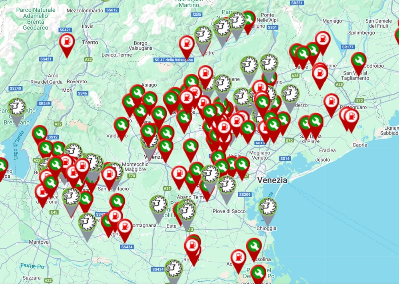 mappa officine-distributori motorsistem
